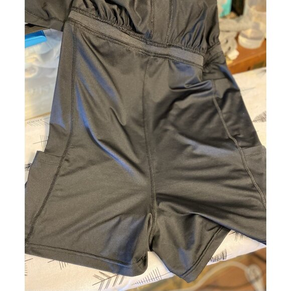 ALL IN MOTION Black All In One XL Full Body Suit Shaper Full Slip Built In Bra - Picture 8 of 15